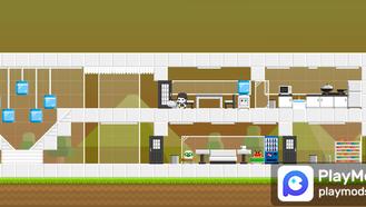 Gray and white color matching modern house For BOKU BOKU Mods