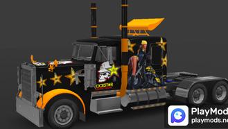 Rockstar Beauty Livery For Universal Truck Simulator Mods