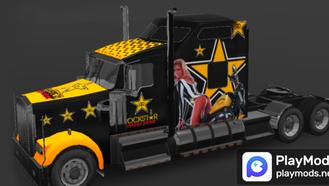 Rockstar Beauty Livery For Universal Truck Simulator Mods