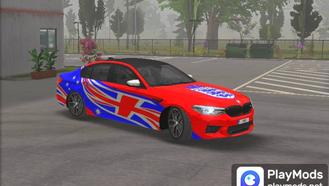 BMW M5 skin BRITISH STYLE For Truck simulator: Ultimate Mods