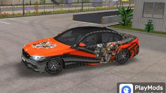 BMW M5 skin TIGER For Truck simulator: Ultimate Mods