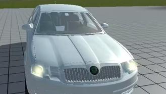 Skoda Superb 2005 For Simple Car Crash Physics Sim Mods