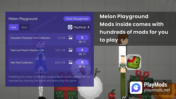 Melon Playground(no ads) screenshot image 2_playmods.net