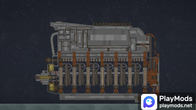 Melon Playground モッドの場合は 【公式ワークショップMod】12気筒エンジン