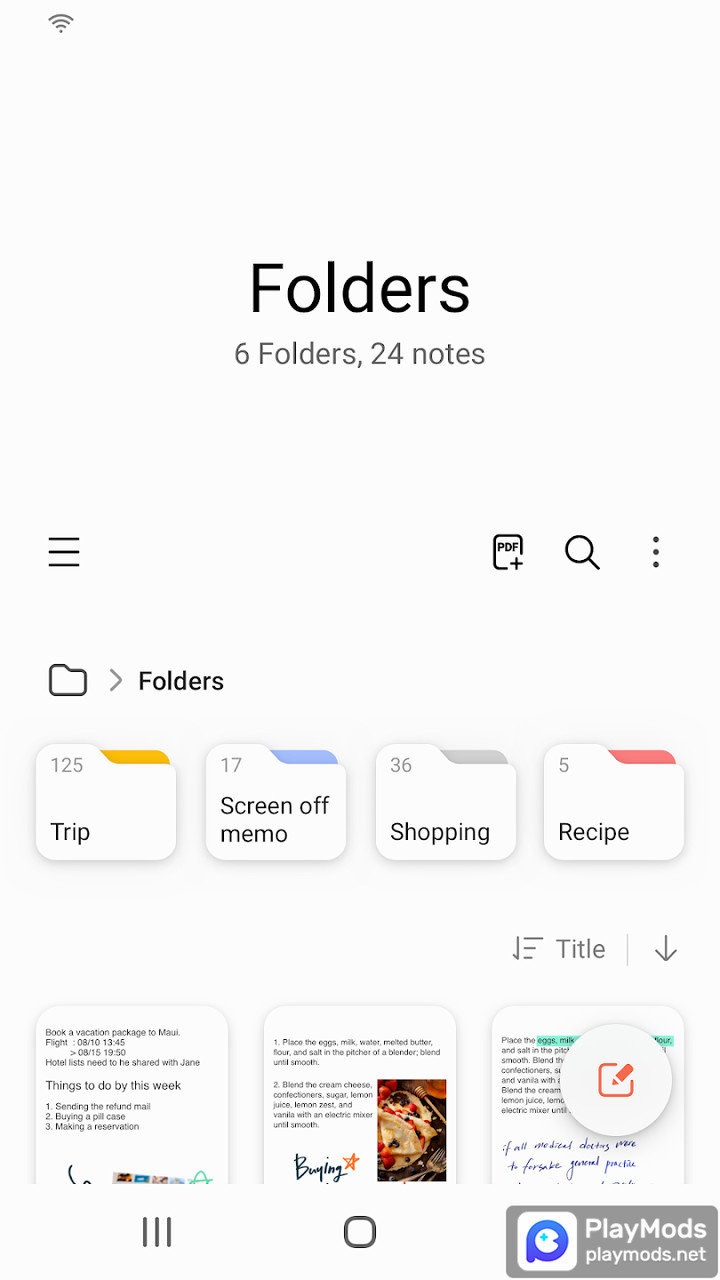 Samsung Notes_playmods.net