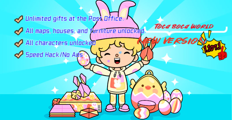 Toca Life World(افتح جميع الهدايا)‏(Mods inside/Recommended) v1.107.1_playmods.net