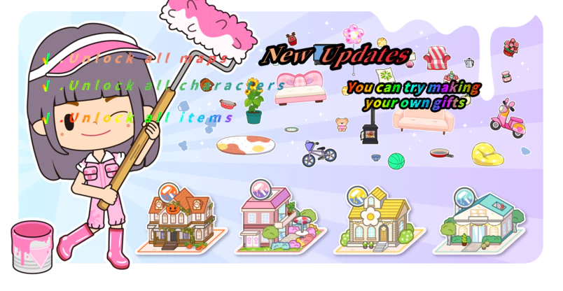 Miga Town: My World‏(Unlock all characters/Unlock) v1.84_playmods.net