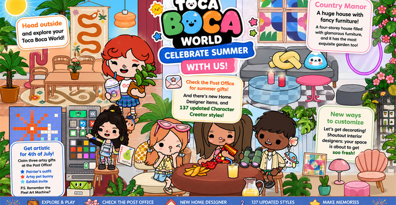 Toca Life World(すべてのギフトのロックを解除)(Mods inside/Recommended) v1.135_playmods.net