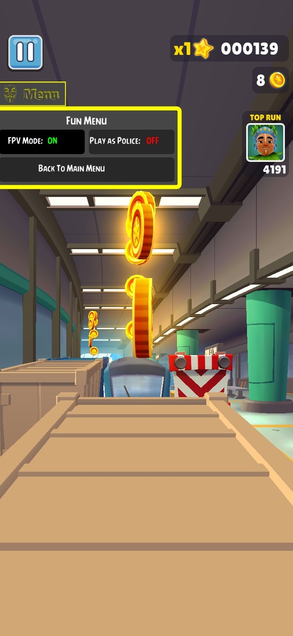 Subway Surfers(Fun Menu) screenshot image 3_playmods.net