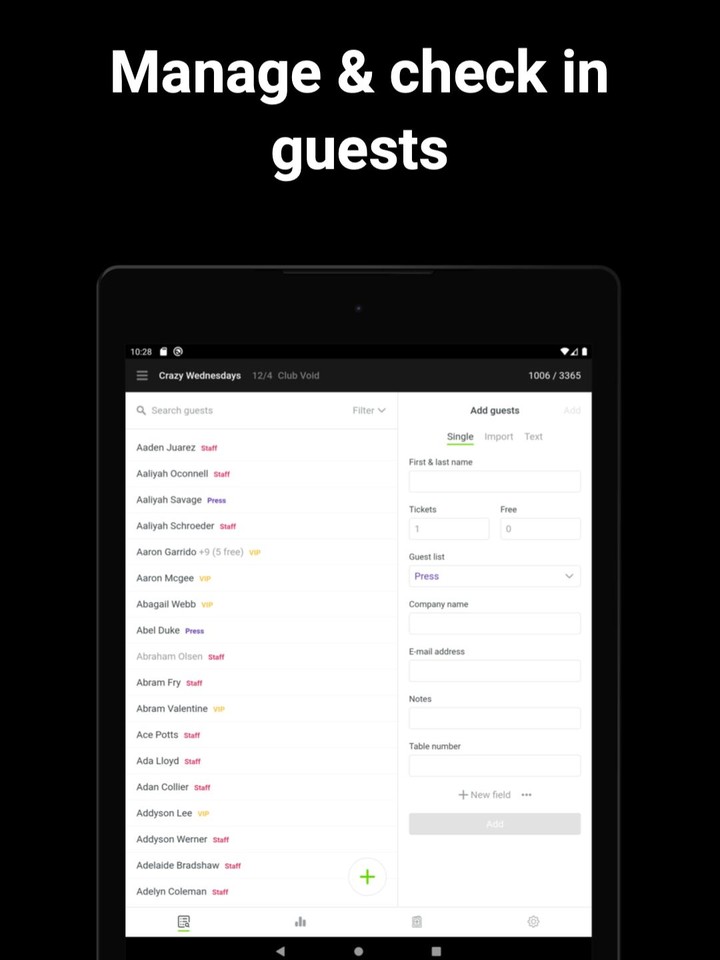 Guest List App | Attendium_playmods.net