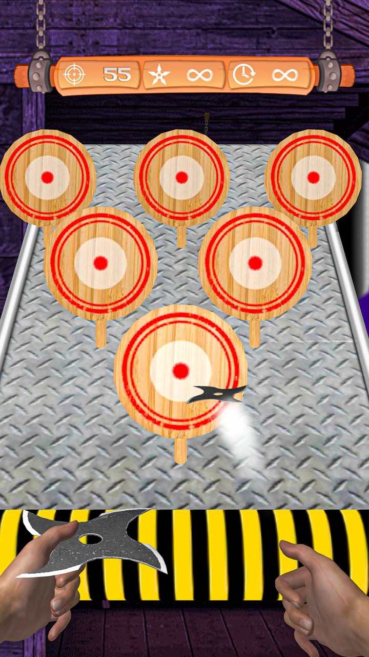 Ninja Shuriken Hit & Knockdown_playmods.net