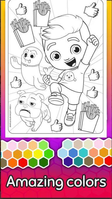 Luccas Neto &alphabet coloring_playmods.net