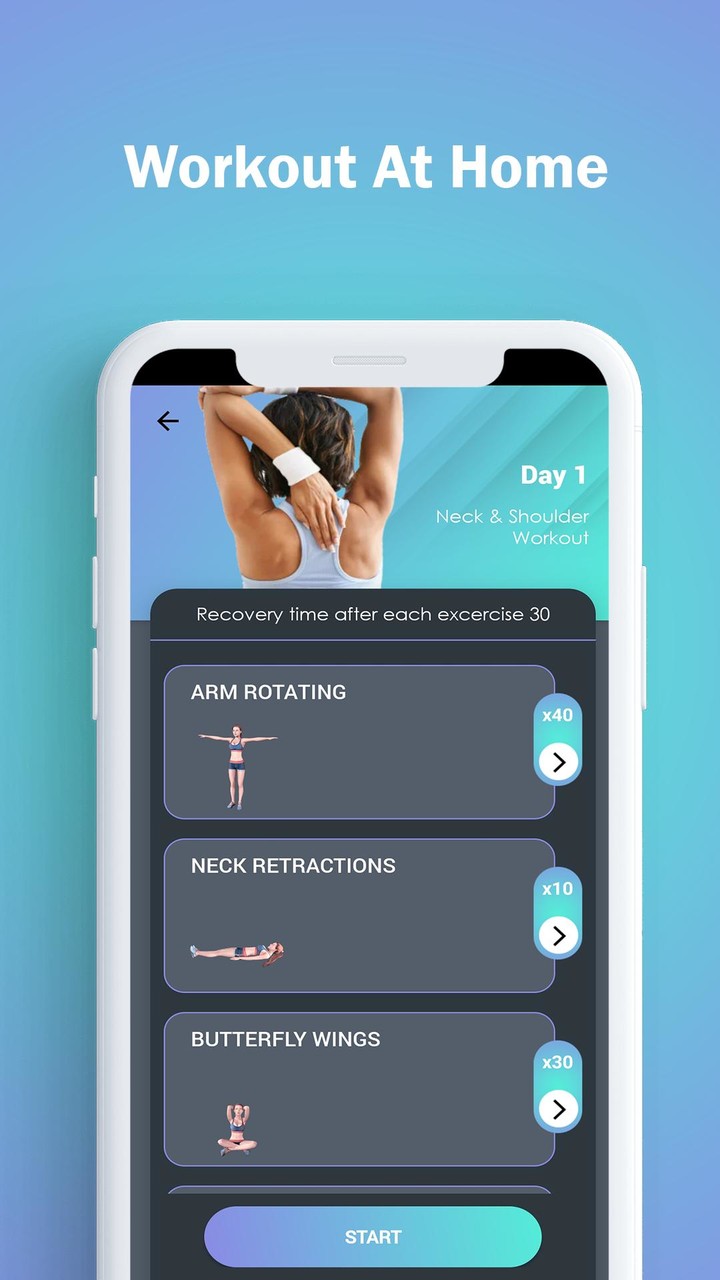 Neck & Shoulder Workout & Custom Workout_playmods.net