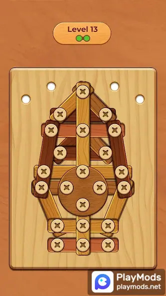 Screw Puzzle: Nuts & Bolts(No Ads) screenshot image 1_playmods.net