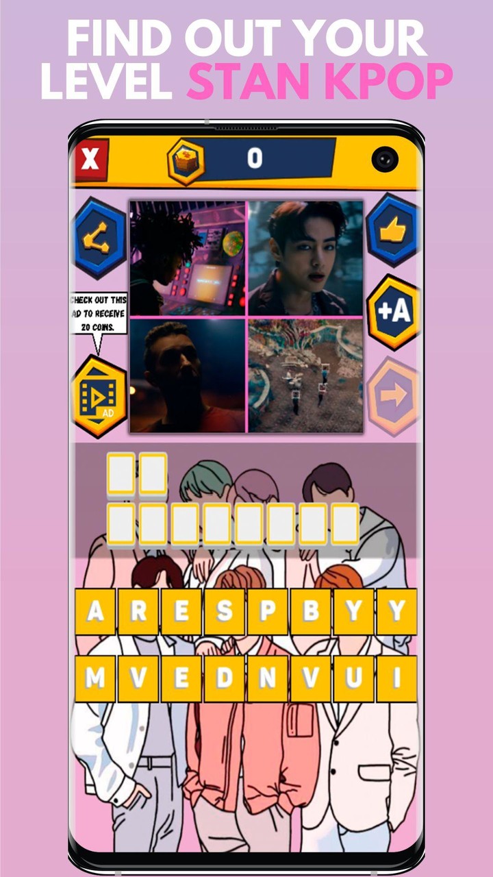 BTS ARMY GAMES MV SONG QUIZ_playmods.net