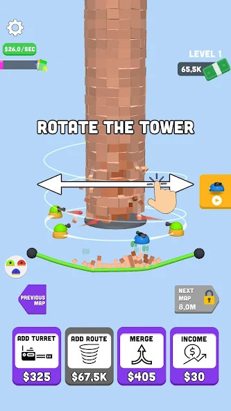 Tower Crusher!(Unlimited money) screenshot image 3_playmods.net