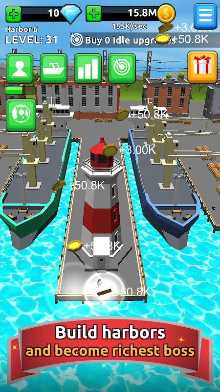 Harbor Tycoon Clicker_playmods.net