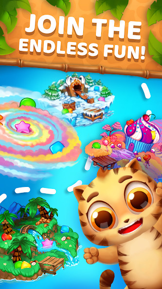 Animatch Friends: cute match 3(Mod APK) screenshot image 5_playmods.net