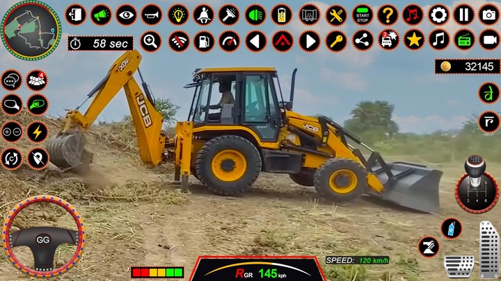 JCB 3Dx Backhoe Loader Driving_playmods.net