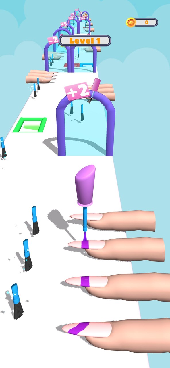 Nail Brush Runner!_playmods.net