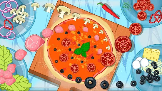 Pizza maker. Cooking for kids(Unlimited Money) screenshot image 15_playmods.net
