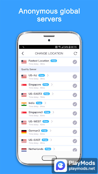VPN - Super Unlimited Proxy(Premium Unlocked) screenshot image 2_playmods.net