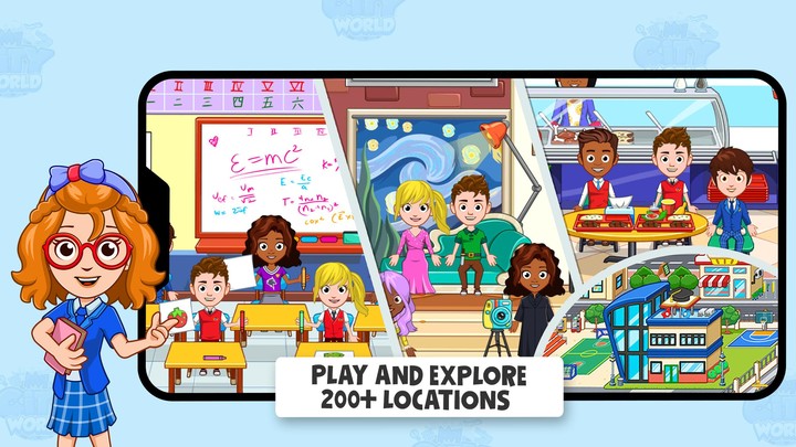 My Town World - Mega Kids Game(Unlocked all) screenshot image 5_playmods.net