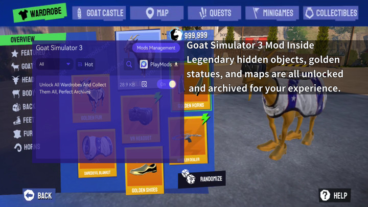 Goat Simulator 3(Mod Inside/Recommend) screenshot image 1_playmods.net
