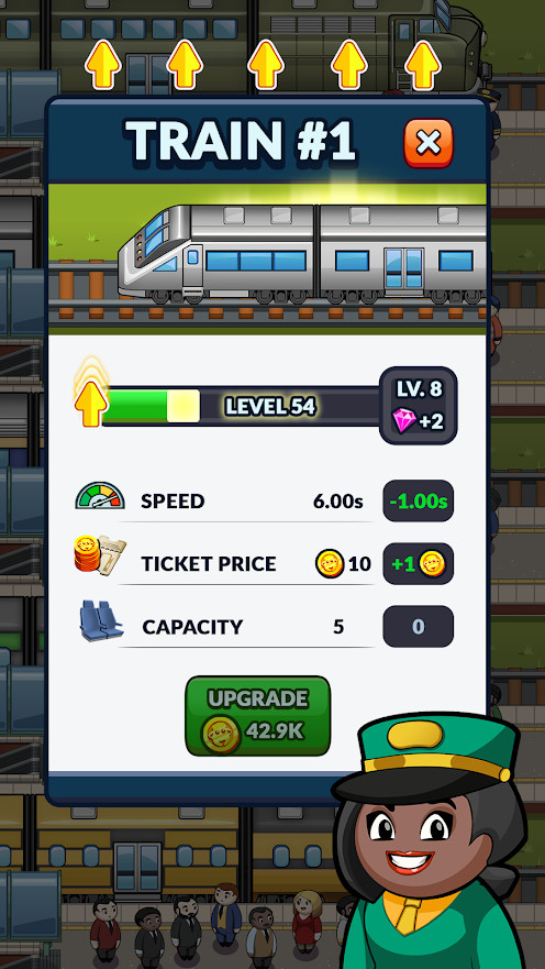 Idle Transport Trains(Cracked version)_playmods.net