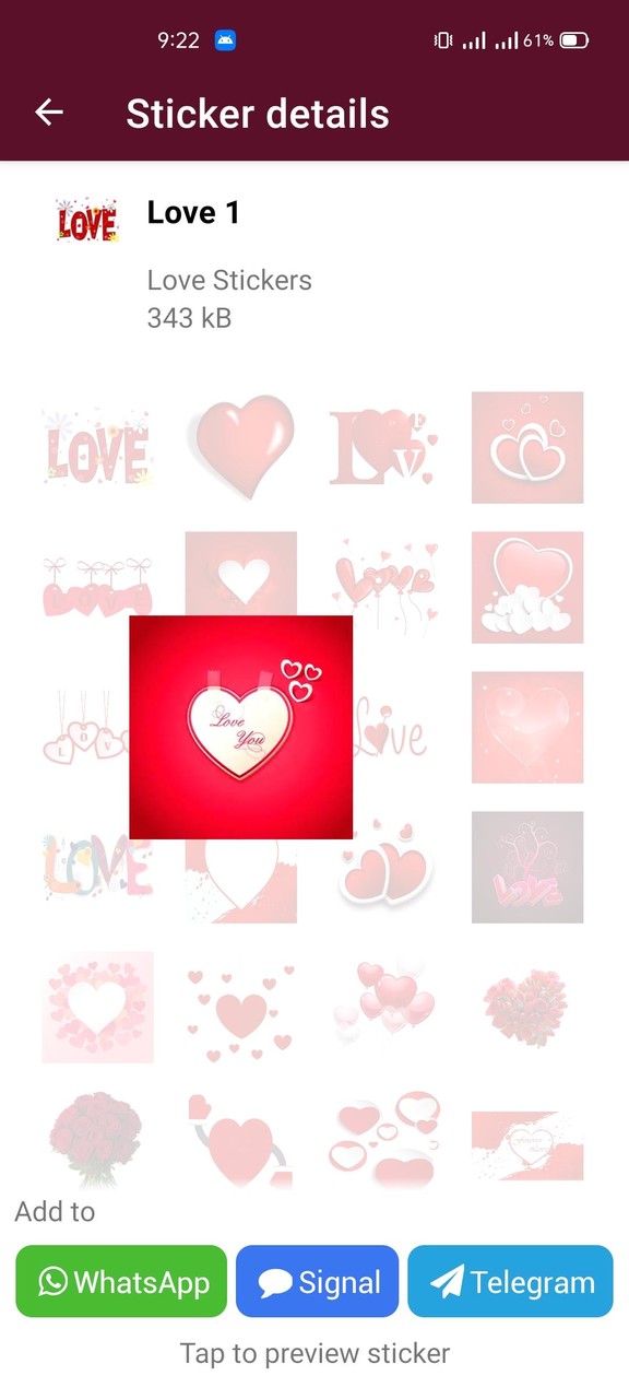 Love Romantic Stickers For Whatsapp - WAStickerApp_playmods.net