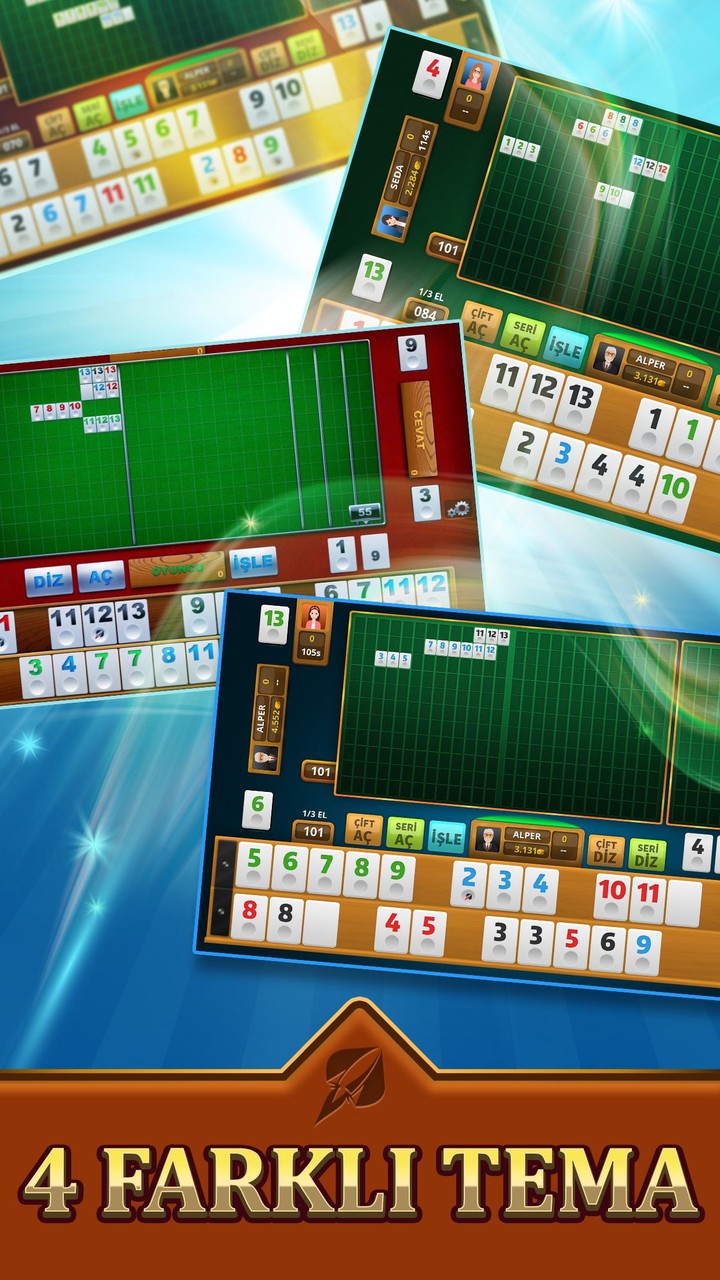 101 Okey İnternetsiz HD Yüzbir_playmods.net