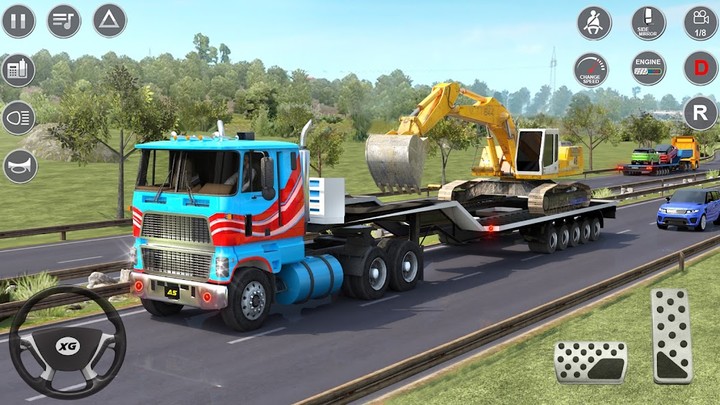 Euro Cargo Truck Driver 3D(Mod APK) screenshot image 4_playmods.net