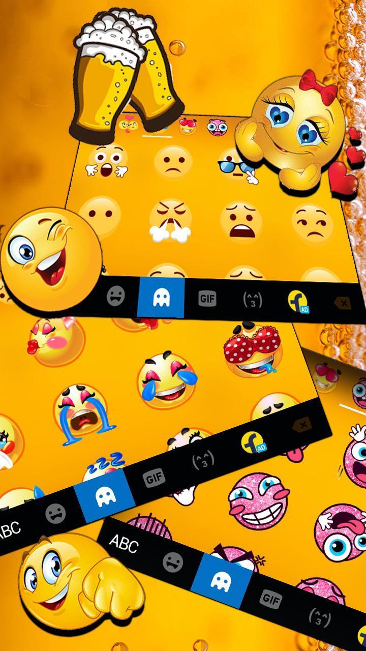 Cheers Beer Keyboard Theme_playmods.net