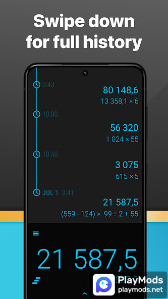 Stylish Calculator - CALCU™(Premium Unlocked) screenshot image 3_playmods.net