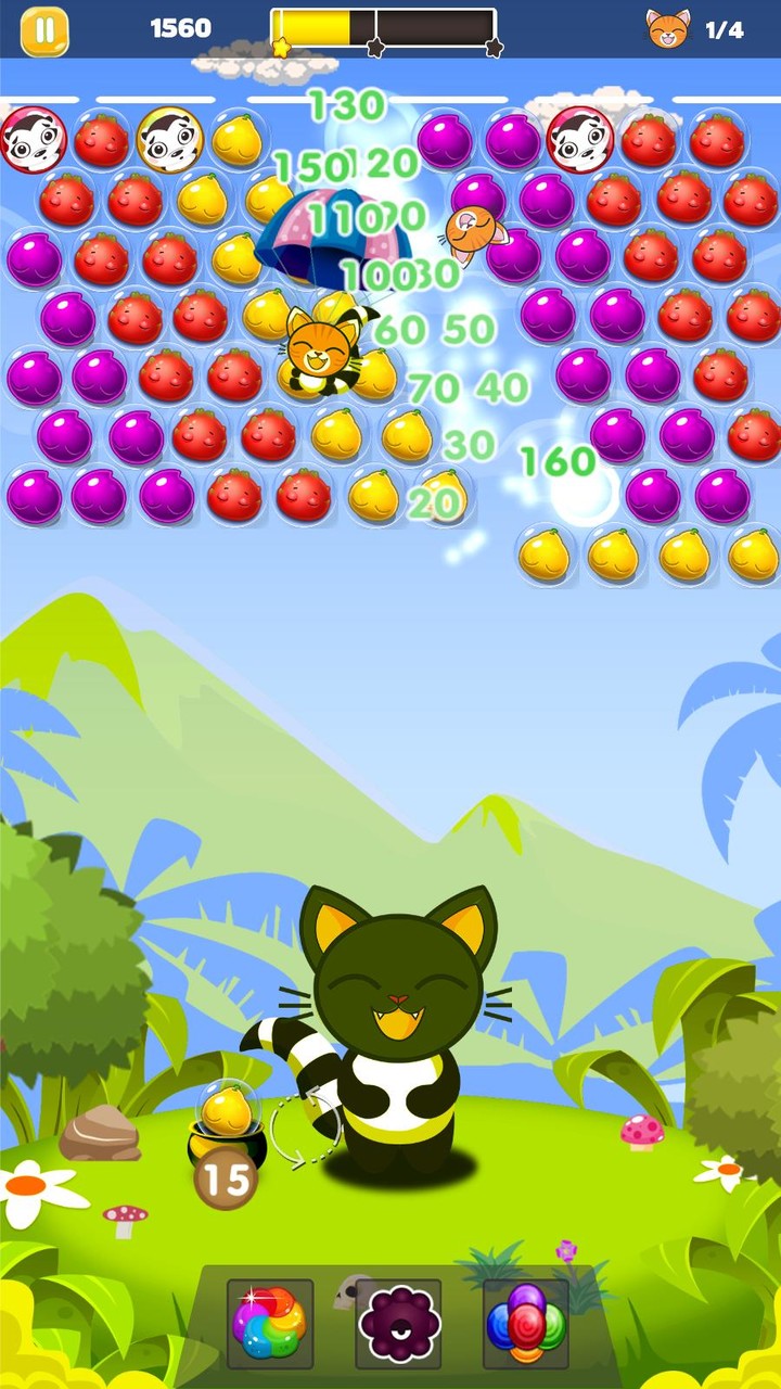 Bubble Shooter - Cat Rescue_playmods.net