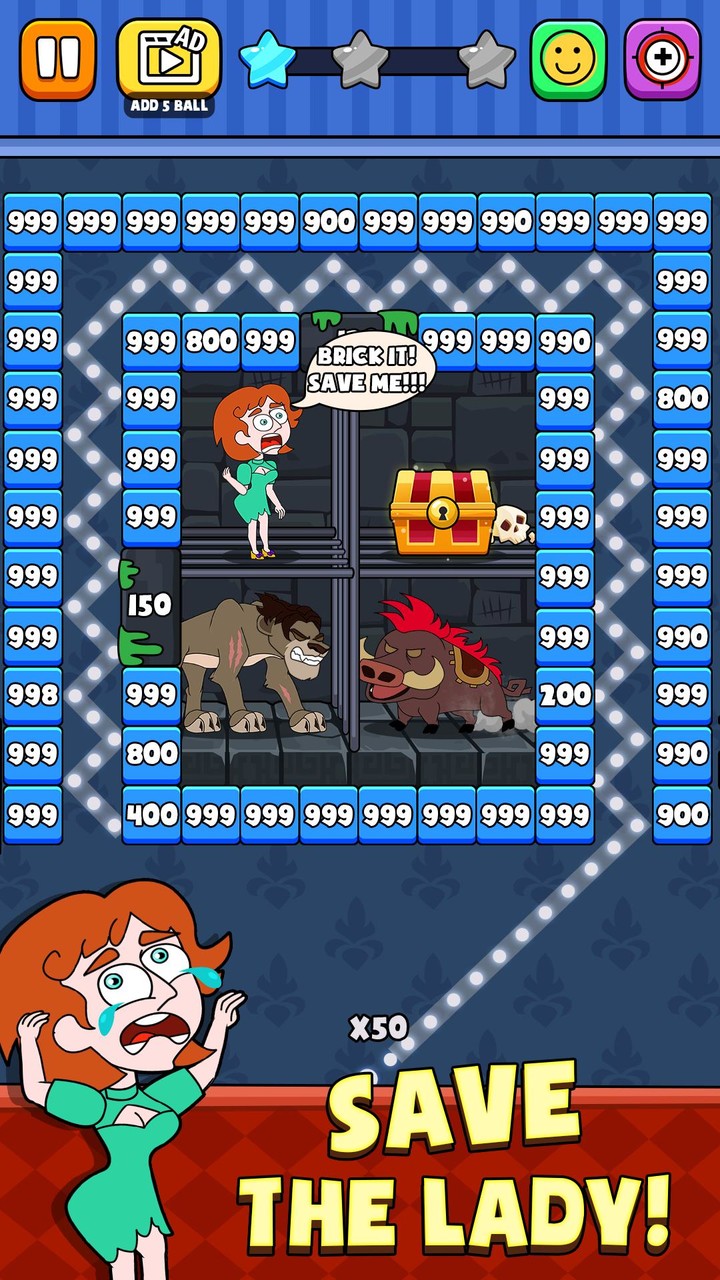 Bricks Breaker Rescue_playmods.net