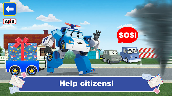 Robocar Poli: Postman Games!(Unlock levels) screenshot image 3_playmods.net