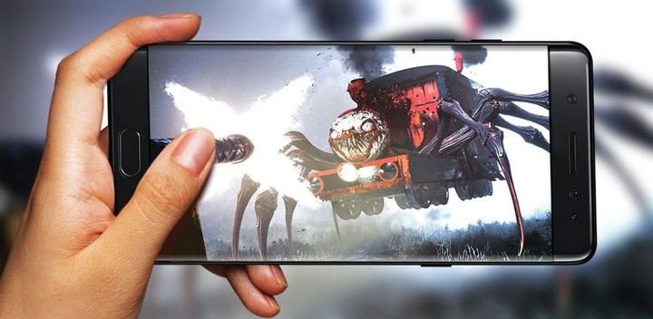 Choo choo Scary Spider Train_playmods.net