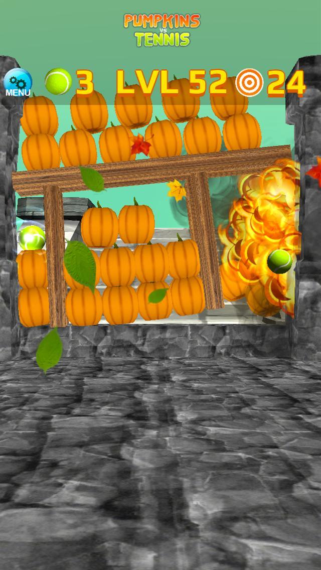 Pumpkins vs Tennis Knockdown_playmods.net