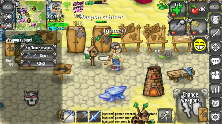 Brutal World online: 2D MMORPG_playmods.net