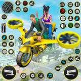 Futuristic Flying Bike Taxi(Official)6.9_playmods.net