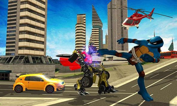 Monster Turtle hero Vs Captain: Robot Battle APK(Unlocked) screenshot image 5_playmods.net