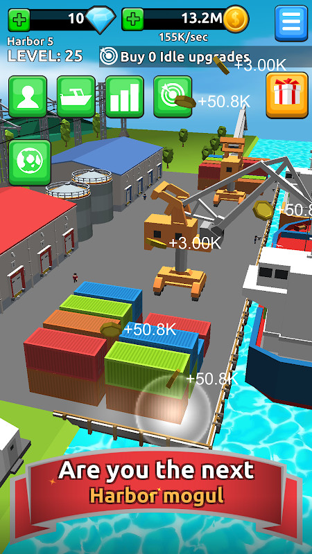 Harbor Tycoon Clicker_playmods.net