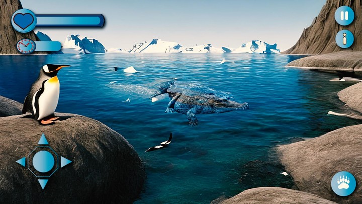 Arctic Flying Penguin Sea Game_playmods.net