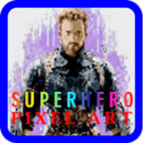 Superhero - Pixel Art_playmods.net