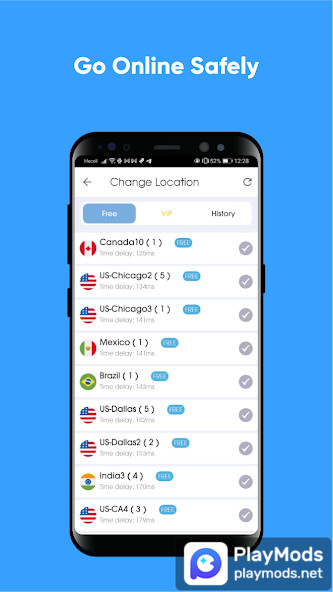 VPN - Super Unlimited Proxy(Premium Unlocked) screenshot image 4_playmods.net