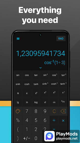 Stylish Calculator - CALCU™(Premium Unlocked) screenshot image 4_playmods.net