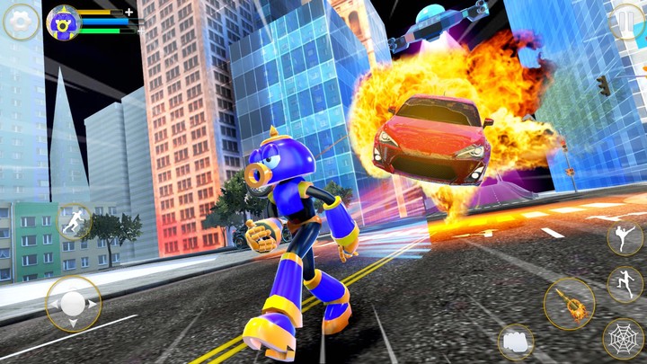 Blue Monster Hedgehog Game_playmods.net