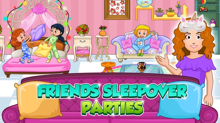 My Friend's Town Pajama Party_playmods.net