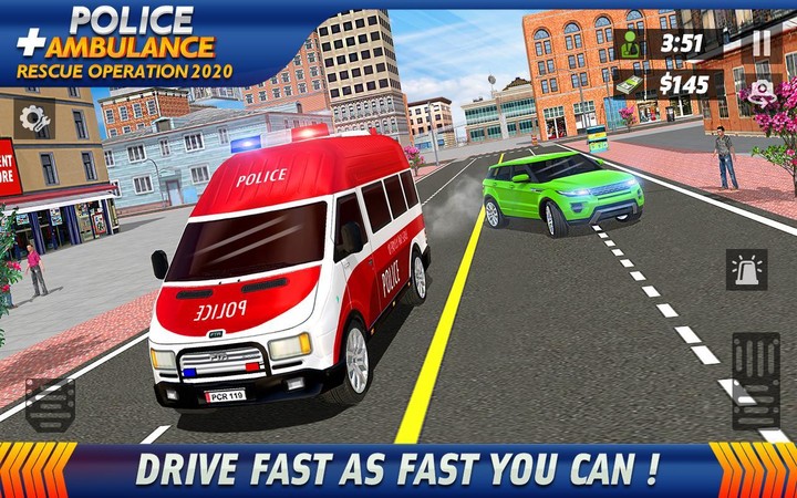 Police Ambulance Rescue Driver_playmods.net